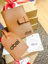 Load image into Gallery viewer, Set of Passport Holder + Luggage / Bag Tag ⁕