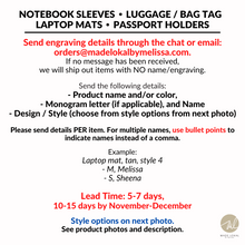 Load image into Gallery viewer, MACY Padded Laptop Sleeves (for 13&quot;)
