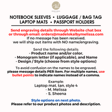 Load image into Gallery viewer, Set of Passport Holder + Luggage / Bag Tag
